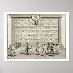 Poster Les Free Masons, avec des enseignes pour les diffé