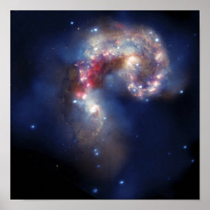Poster Les galaxies d'antennes