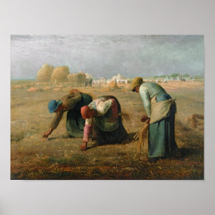 Poster Les glaneurs, 1857