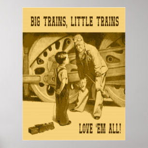 Poster Les grands trains, peu de trains les aiment toute