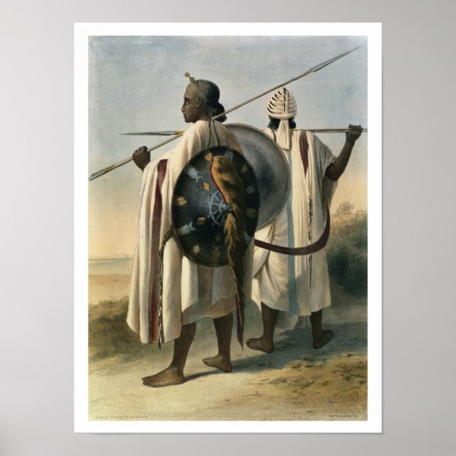 Poster Les guerriers abysséens, illustration de "La Vallé (Devant)