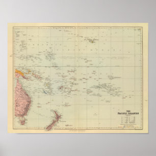 Poster Les îles du Pacifique 2