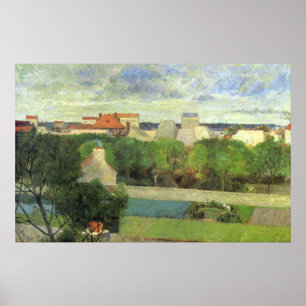 Poster Les jardins du marché de Vaugirard - 1879