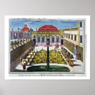 Poster Les jardins du parc de mirabelle, Salzbourg, Austr