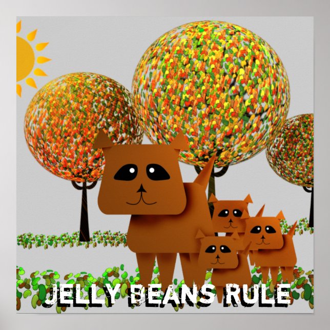 Poster Les Jelly Beans règnent (Devant)