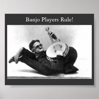 Poster Les joueurs de banjo gouvernent !
