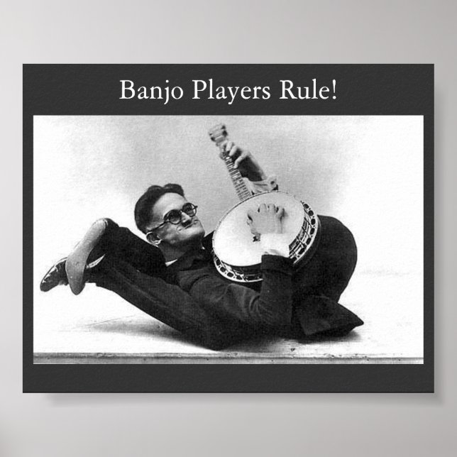Poster Les joueurs de banjo gouvernent ! (Devant)