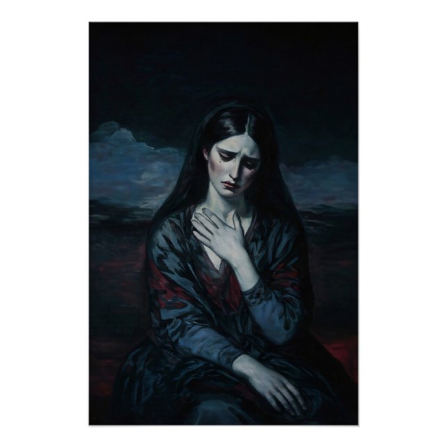 Poster Les larmes de la tempête (Devant)