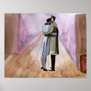 Poster "Les longs adieux"