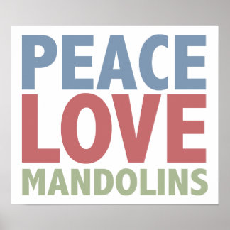 Poster Les Mandolins d'amour pour la paix