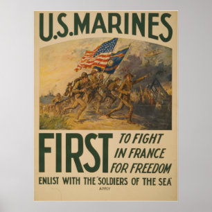 Poster Les Marines des États-Unis, première bataille pour