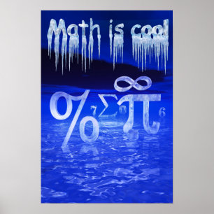 Poster Les maths sont Cool !