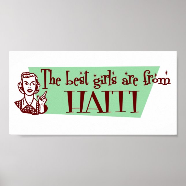Poster Les meilleures filles viennent d'Haïti (Devant)