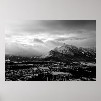 Poster Les montagnes de Salzbourg
