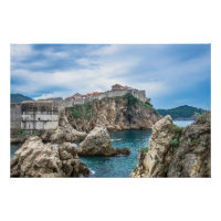 Les murs de Dubrovnik vue mer
