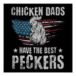 Poster Les papas poulets ont les meilleurs becs Ever Funn