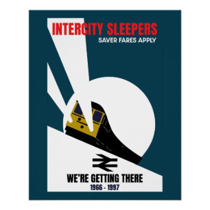 Poster Les passionnés de train ferroviaire britannique