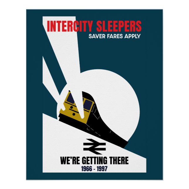 Poster Les passionnés de train ferroviaire britannique (Devant)