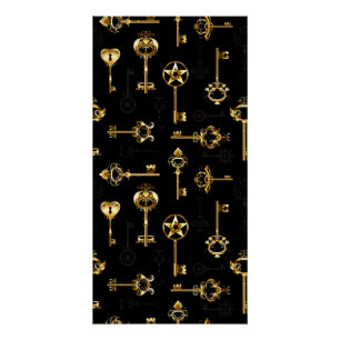 Poster Les Patters de Seamless avec Golden Keys