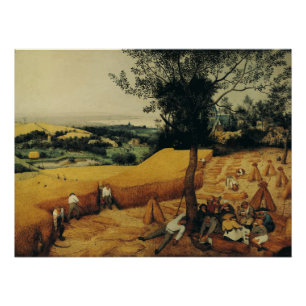 Poster Les pêcheurs de Pieter Brueghel l'Ancien