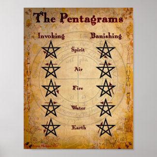 Poster Les PENTAGRAMMES