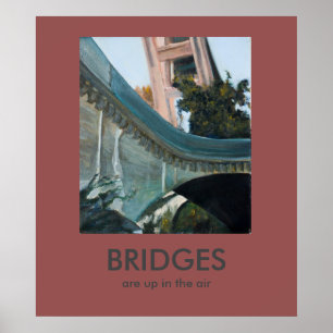 Poster Les ponts sont dans l'affiche de démotivation aéri