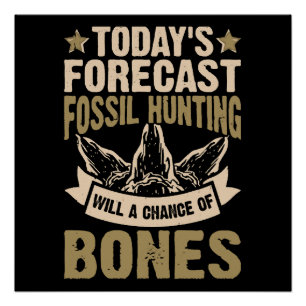 Poster Les prévisions de chasse aux fossiles auront une c