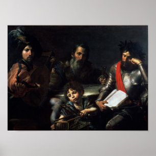 Poster Les quatre âges de l'homme, c.1626-7