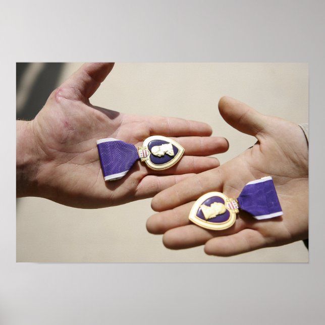 Poster Les récipiendaires de Purple Heart affichent leurs (Devant)