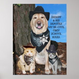 POSTER LES RÈGLES SCOLAIRES D'OBEY.