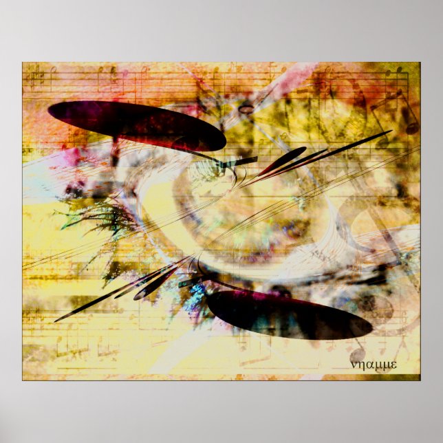 Poster Les rêves de musique (Devant)