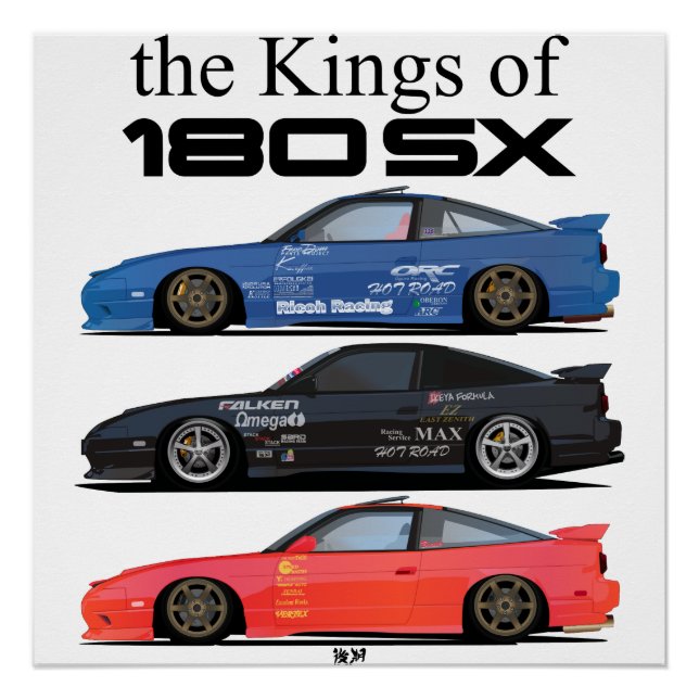 Poster les rois de 180SX (Devant)