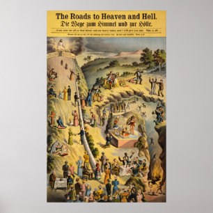Poster Les routes au ciel et à l'enfer