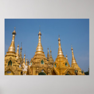 Poster Les sanctuaires bouddhistes