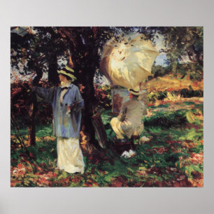 Poster Les Sketchers de John Singer Sargent