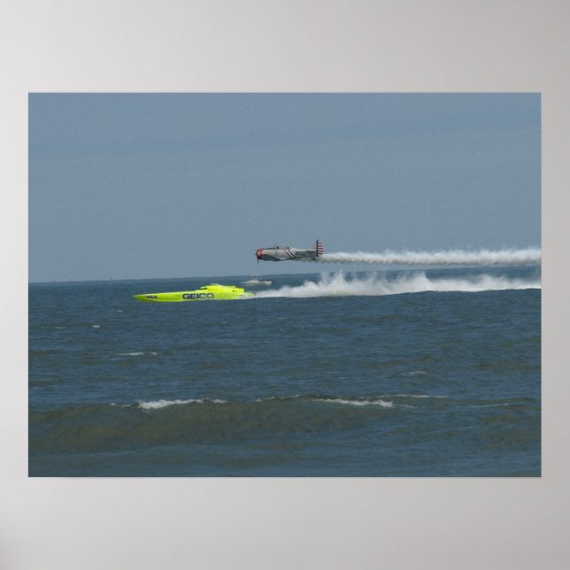 Poster Les Skytypers GEICO et Miss GEICO. (Devant)