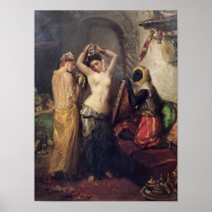 Poster Les toilettes dans le Seraglio