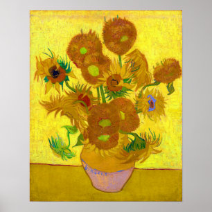Poster Les tournesols de Van Gogh