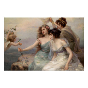 Poster Les trois grâces d'Edouard Bisson