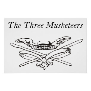 Poster Les trois héros des mousquetaires - Alexandre Duma