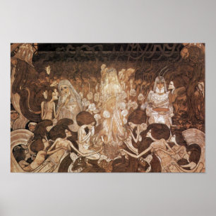 Poster Les Trois Mariées De Toorop Jan (Meilleure Qualité