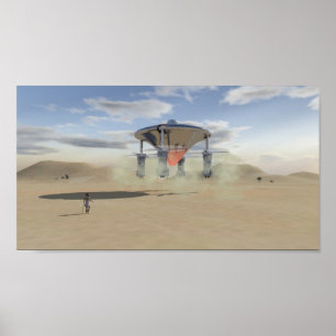 Poster Les vaisseaux spatiaux d'Ezekiel