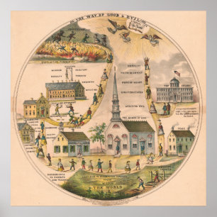 Poster "Les voies du bien et du mal"