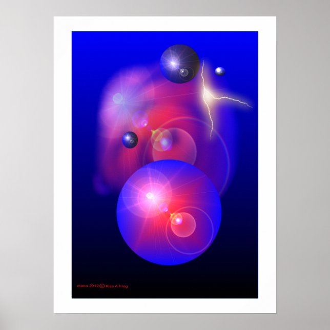 Poster L'espace, c'est là-bas (Poster) (Devant)