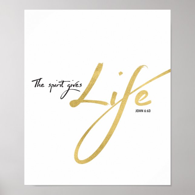 Poster L'Esprit Donne L'Art De Vie Imprimer (Devant)