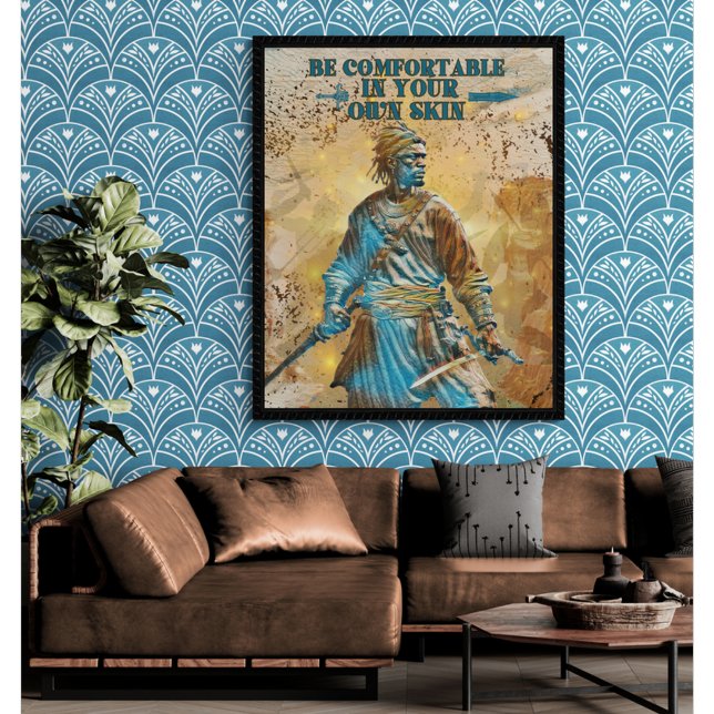 Poster L'esprit indestructible d'un guerrier (Créateur téléchargé)