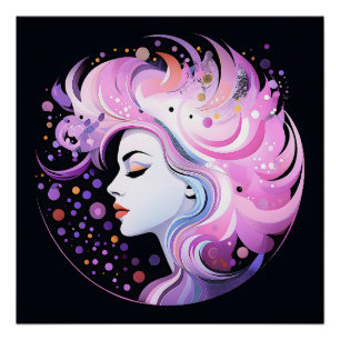 Poster "L'essence de l'élégance" Beauté des femmes