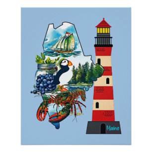 Poster L'État Du Maine