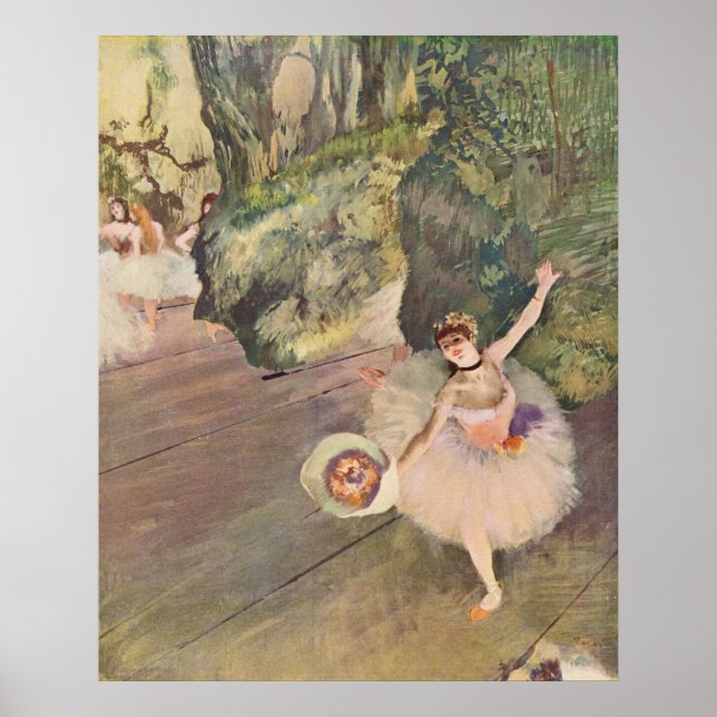 Poster L'étoile du ballet par Edgar Degas (Devant)