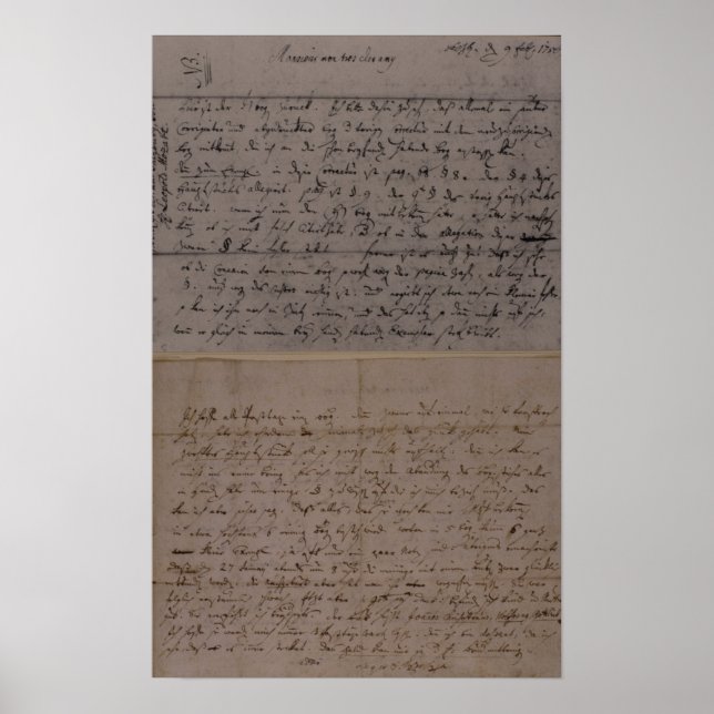 Poster Lettre de Leopold Mozart (Devant)